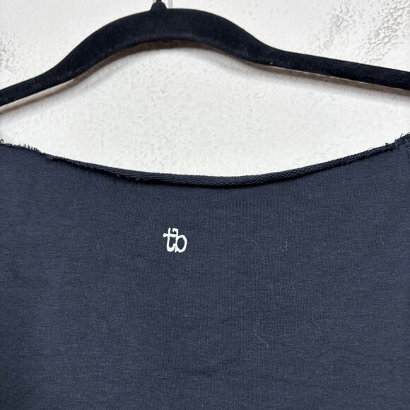 Tanya-B Womens Size Large Knit Tank Top Black Cotton Blend Sleeveless Stretch - Picture 8 of 8